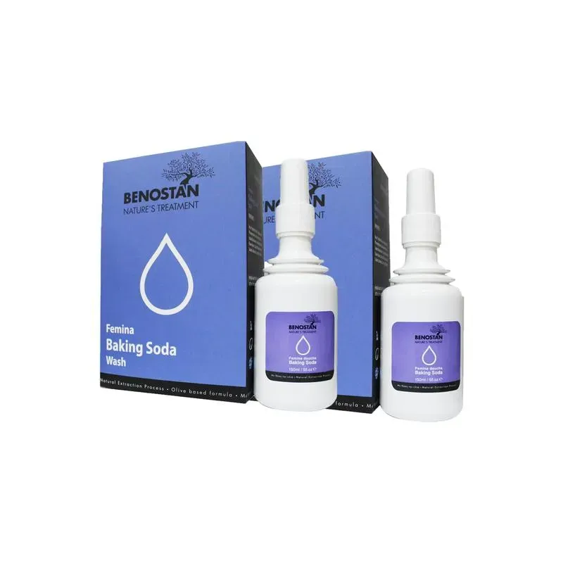 بينوستان غسول نسائي بيكنج صودا 150 مل × 2
