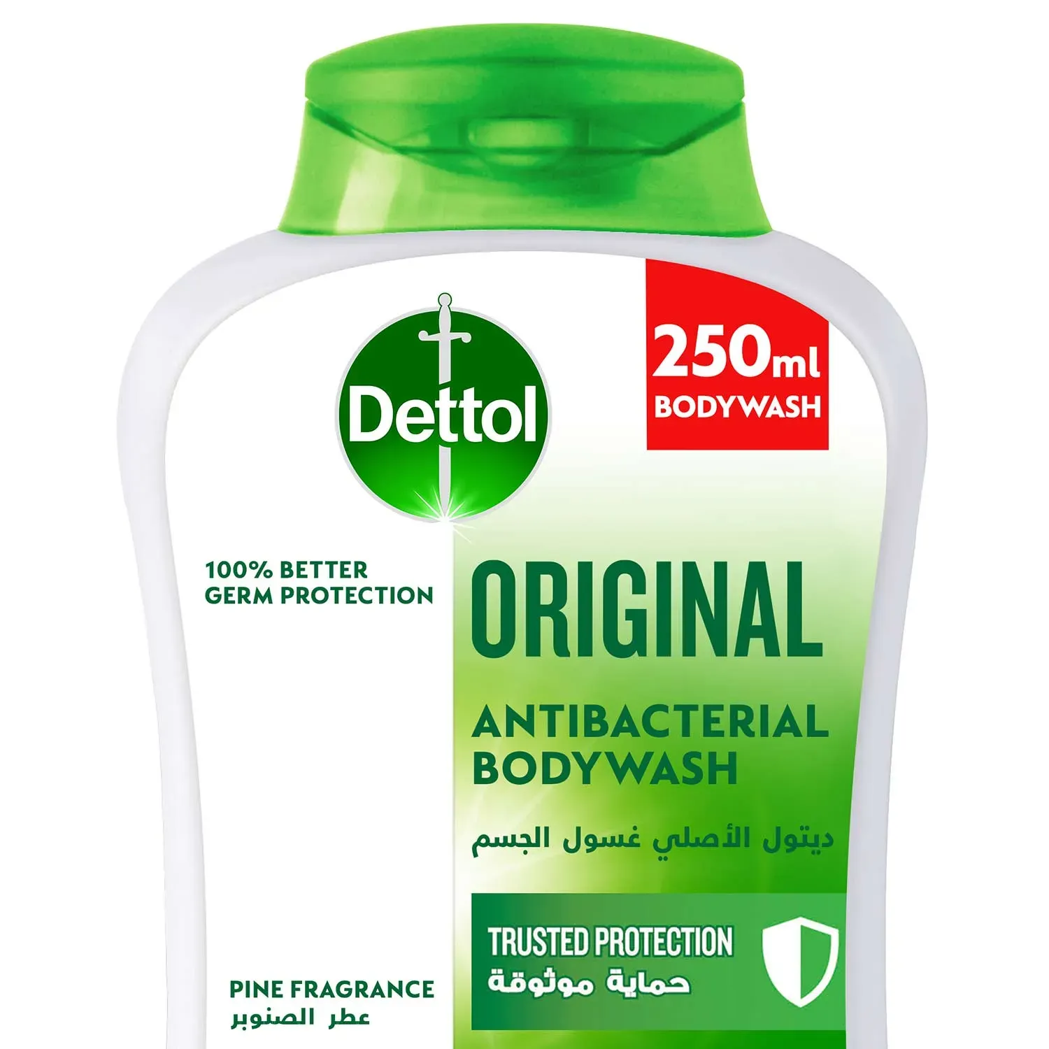 DETTOL SHOWER GEL ORIGNAL  GREEN 250ML