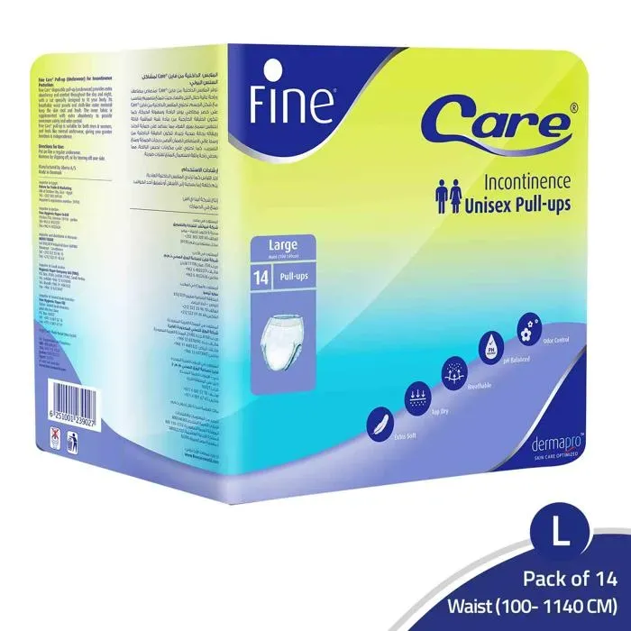 فاين كير يونيسكس كلوت كبير 14*6 عبوة واحدة