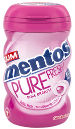 MENTOS BUBBLE FRESH BOTTLE 50 PIC