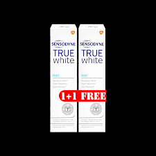 SENSODYNE TRUE WHITE MINT 75 ML 1+1