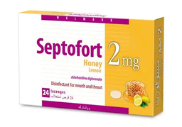 SEPTOFORT 2 MG GINGER HONEY LEMON 24 LOZENGES