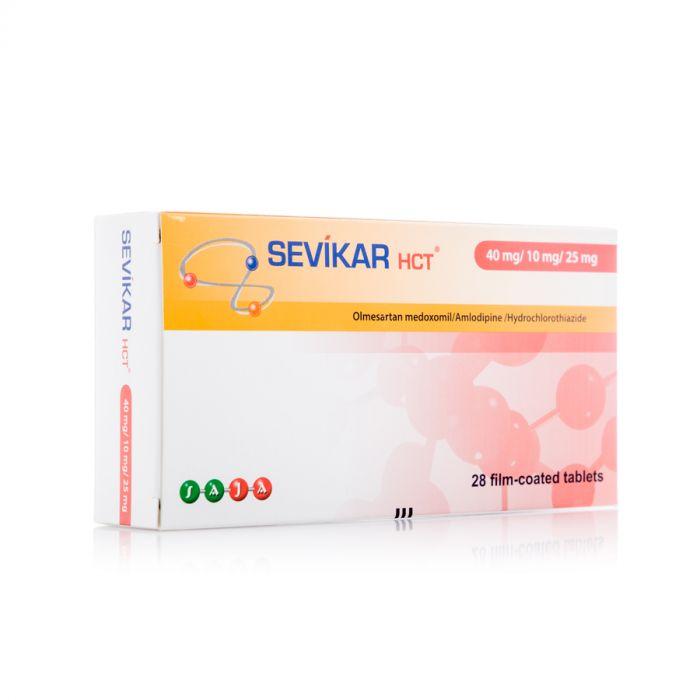 SEVIKAR HCT 40/10/25 MG 28 F.C TAB