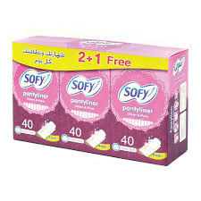 SOFY CLEAN PURE FRESH 4 X 40 2 + 1 FRE 58312P 1 Pack