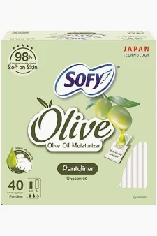 SOFY PANTYLINER OLIVE REGULAR 8 X 40 1 Pack