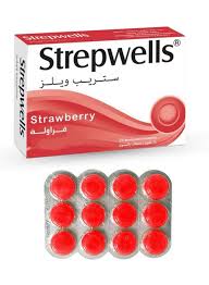 STREPWELLS STRAWBERRY 24 LOZENGES
