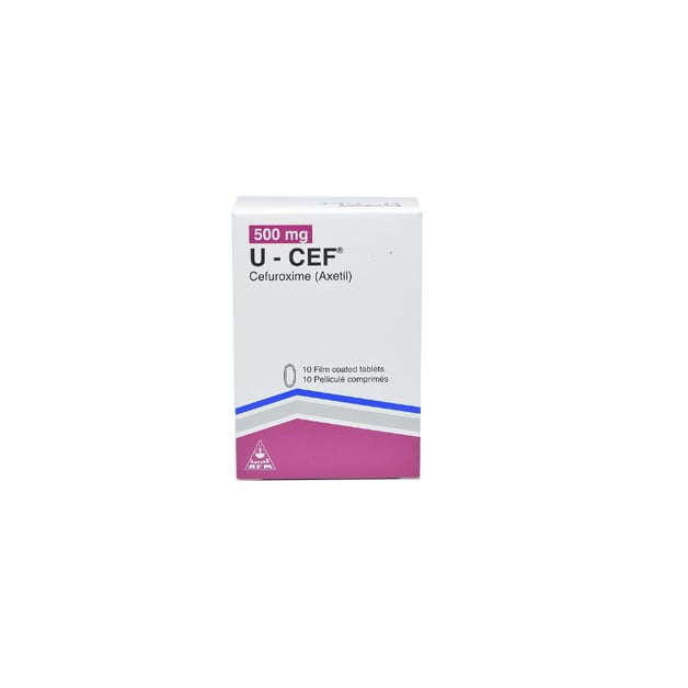 U-CEF 500 MG F.C. 10 TABLETS