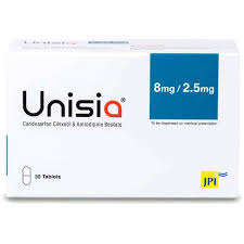 UNISIA 8 MG / 2.5 MG 30 TAB