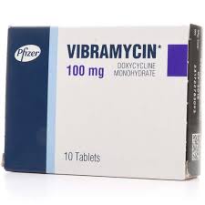 VIBRAMYCIN 100 MG 10 TAB