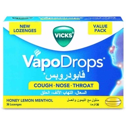 VICKS VAPODROP HONEY LEMON MENTHOL 36 OZ