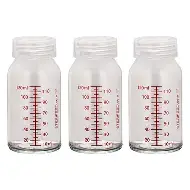 رضاعة فور يو بيبي زجاج 120 مل بدون يد