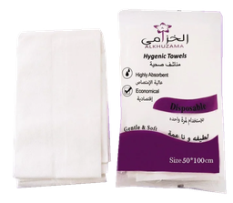 ALKHUZAMA DISPOSABLE TOWELS SIZE 50*100