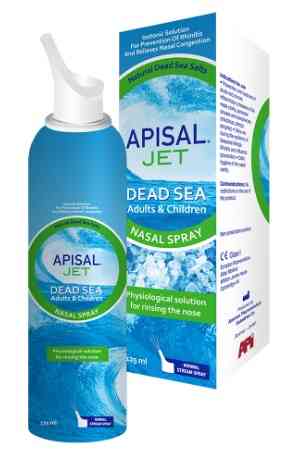 APISAL JET DEAD SEA ADULT & CHILDREN NASAL SPRAY 125 ML