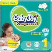 حفاضات بيبى جوى صغير رقم 2  4 * 44 عبوة واحدة