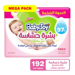 BABY JOY WIPES SENSITIVE SKIN 18 X 48 WIP 4100