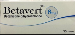 BETAVERT 8 MG 30 TAB