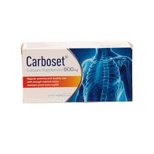 CARBOSET 600 MG 50 F.C TAB