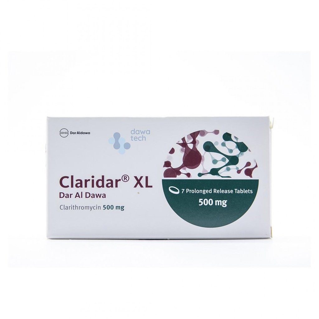 CLARIDAR XL 500 MG 7 TAB