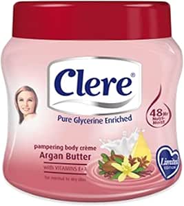 CLERE  PURE GLYCERINE CREAM ARGAN BUTTER 500 ML