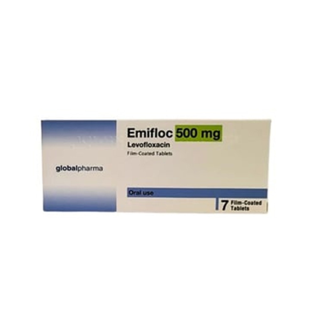 EMIFLOC 500 MG 7 F.C TAB