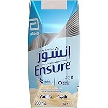 ENSURE VANILLA LIQUID 200 ML