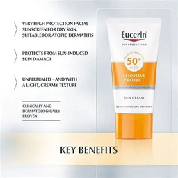 EUCERIN SENSITIVE PROTECT SUN CREAM SPF50 50ML