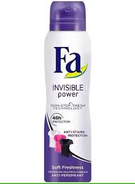 FA DEO SPRAY INVISIBLE POWER 150 ML
