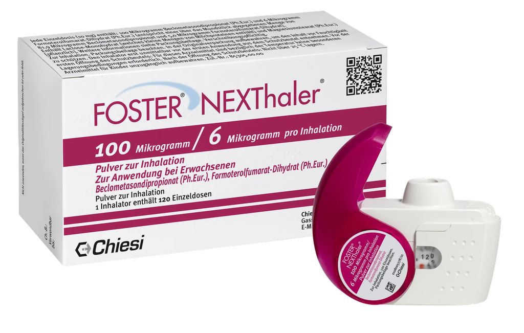 FOSTER NEXTHALER 100MCG/6MCG 120 DOS