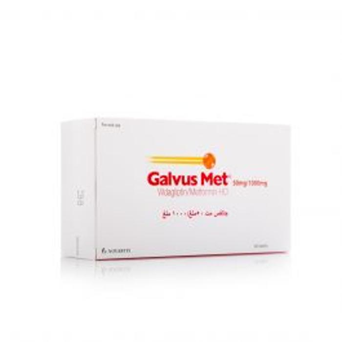 GALVUS MET 50 MG/ 1000 MG 60 TAB