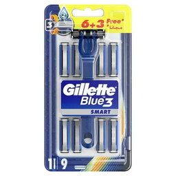 GILLETTE BLU 3 SMART 6+ 3 FREE