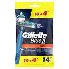 GILLETTE DISPOSABLES BLUE TT PLUS10+4 32514