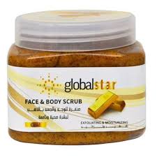 GLOBAL STAR FACE & BODY SCRUB GOLD 500 ML