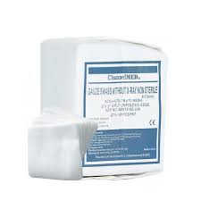 Gauze swab 3*38ply  7.5 CM