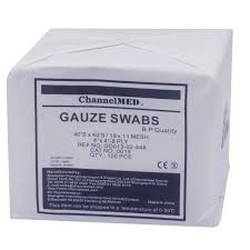 Gauze swab 4*4*8ply  10 CM