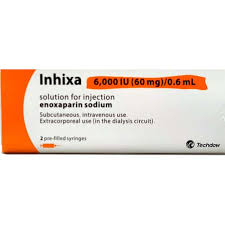 INHIXA 60 MG / 0.6 ML 2 SYRINGE