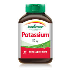 JAMIESON POTASSIUM 50 MG 60 TAB