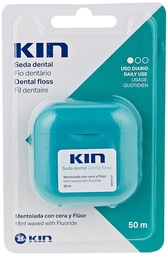 KIN MINTED DENTAL FLOSS WITH FLURIDE 50 ML