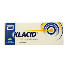 KLACID 250 MG 14 TAB