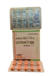 LEVOACT 500 MG 10 TAB