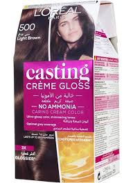 LOREAL CASTING CR/GLOSS 500 LIGHT BROWN KIT