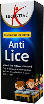 LUCOVITAL ANTI LICE CREAM LOTION WITH COMB 75 ML