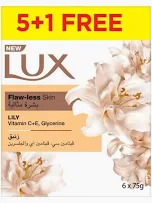 LUX SOAP JASMINE 75 GM 5+1 FREE