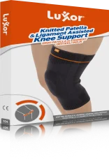 LUXOR KNITTED PATELLA & LIGMENT ASSITED KNEE SUPPORT 104 L