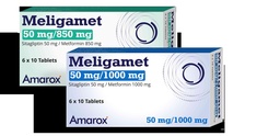 MELIGAMET 50MG/850MG 60 TABS