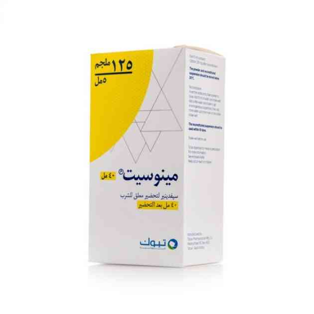 MINOCET 125MG/ 5ML SUSPENTION 40 ML