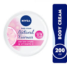NIVEA NATURAL FAIRNESS FACE  And  BODY CREAM 200 ML AR