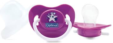 OPTIMAL ORTHODONTIC SILICONE PACIFIER 0-6M OPB 1047 PURPLE