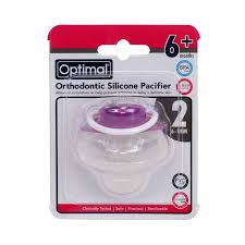 OPTIMAL ORTHODONTIC SILICONE PACIFIER 6-18M OPB 1048 PURPLE