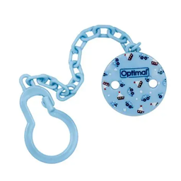 OPTIMAL PACIFIER HOLDER CLIP 0-16M OPB 1044 BLUE