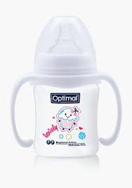 OPTIMAL WIDE NECK FEED BOTTLE H OPB 1035 WHITE 180 ML